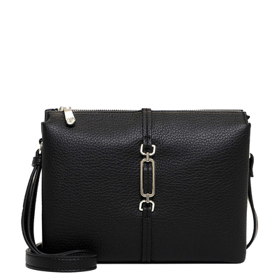 Emily & Noah Lewe Crossbody Schoudertas Medium black