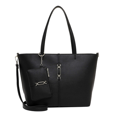 Emily & Noah Lewe Shopper Large - afneembare schouderriem - black
