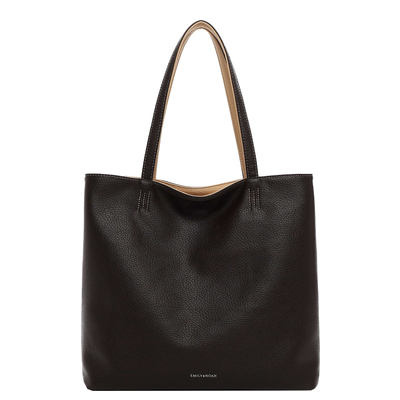 Emily & Noah Eva Shopper Large - afneembare schouderriem - brown