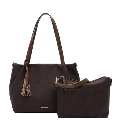 Emily & Noah Elke Schoudertas M brown/cognac