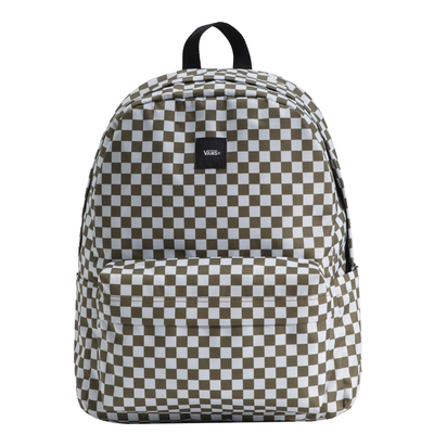 Vans Old Skool Check Rucksack - 22 Liter - olive brown