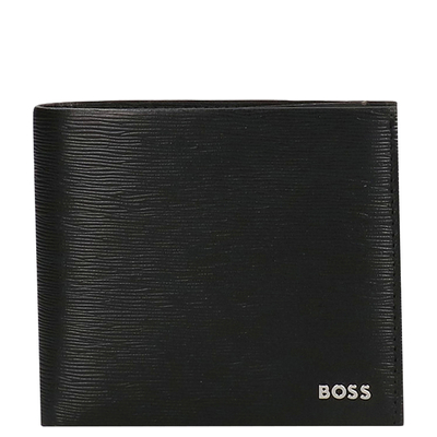 Boss New Crosstown Herenportemonnee - 8 pasjes - zwart