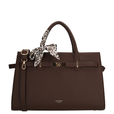 Charm London The Hamptons Shopper donkerbruin