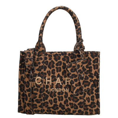 Charm London Bond Avenue Handtasche - abnehmbarer Schultergurt - leopard