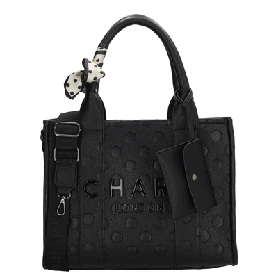 Charm London Bond Avenue Shopper schwarze Punkte