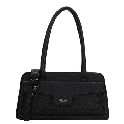 Charm London Monaco Schoudertas zwart