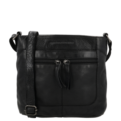 Hide & Stitches Paint Rock Crossbody zwart