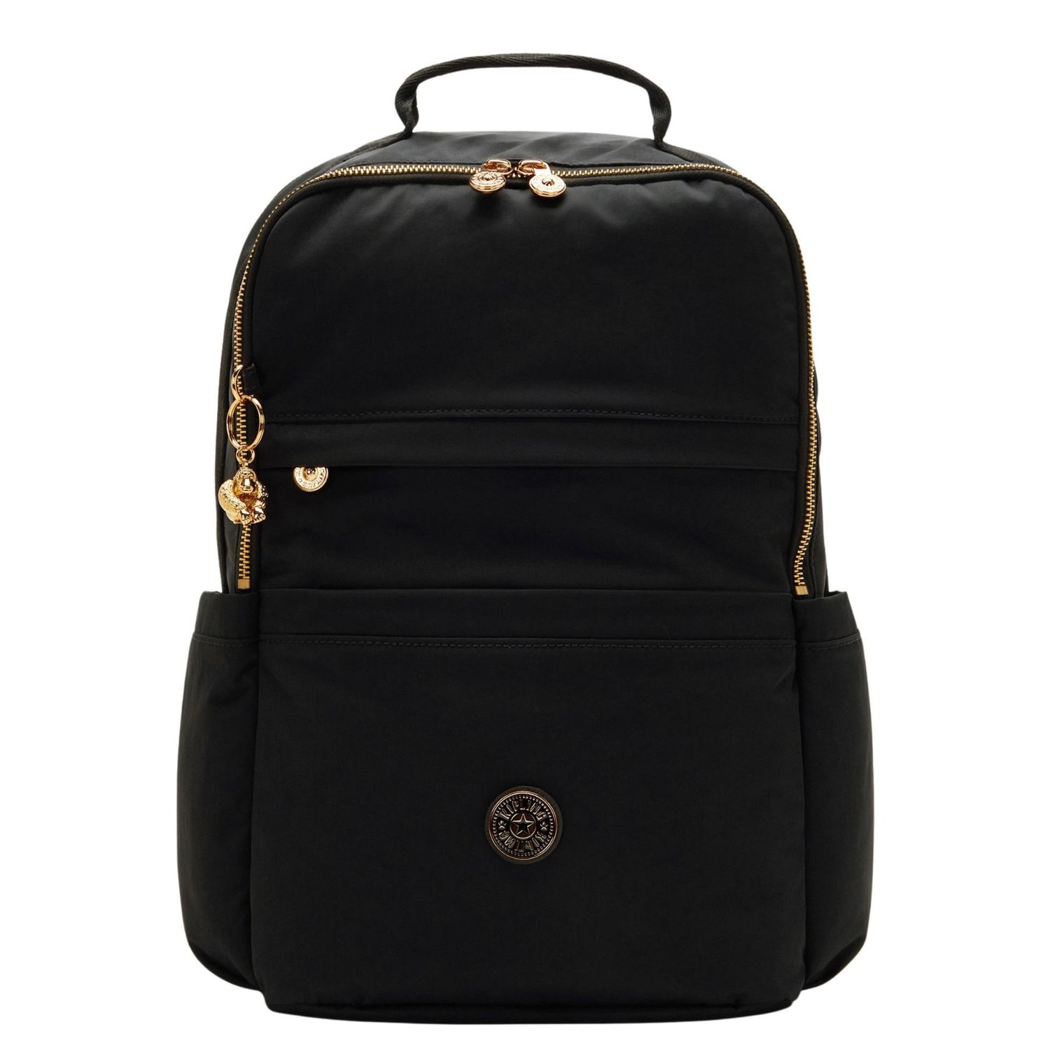 Kipling rugzak zwart, roze, goud en multicolor