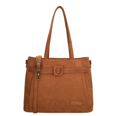 Zebra Trends Davina Shopper - afneembare schouderriem - camel