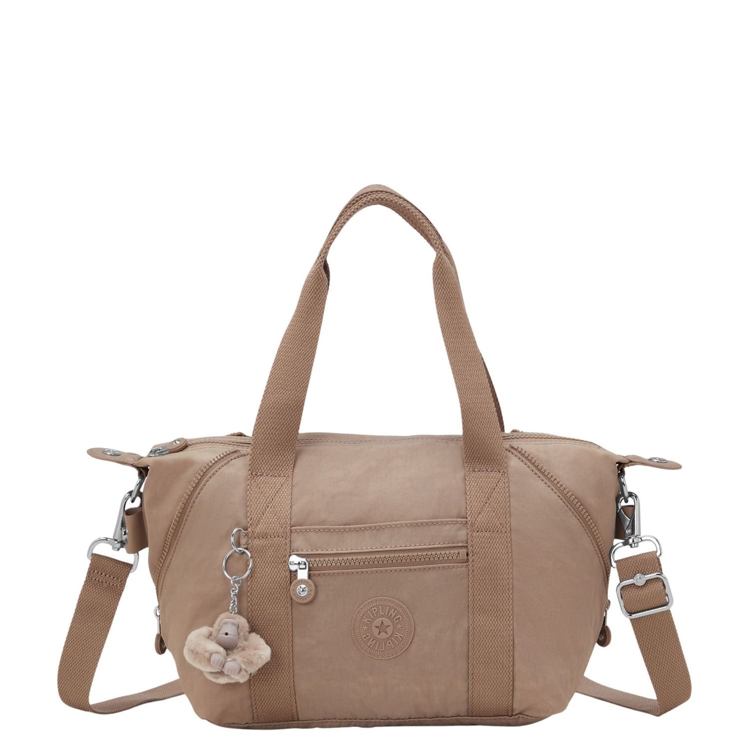 Kipling Art Mini schoudertas bruin en beige