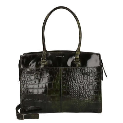 Burkely Cool Colbie Laptoptas - 15.6" laptopvak - afneembare schouderriem - olive