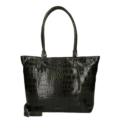 Burkely Cool Colbie Handtas - 15.6" laptopvak - afneembare schouderriem - olive