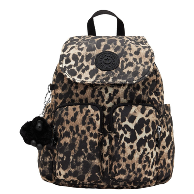 Kipling City Pocket Mini Crossbody Schoudertas wild leopard