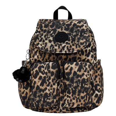 Kipling City Pocket S Rugzak wild leopard