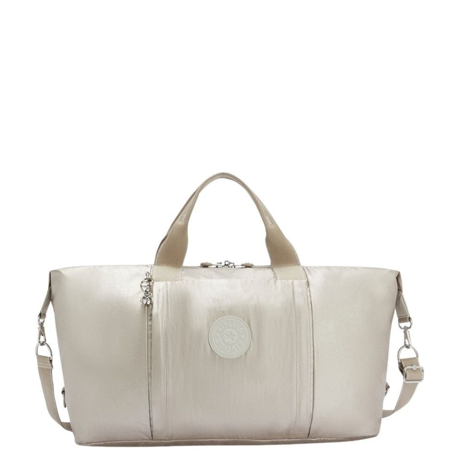 Kipling weekendtas zilver