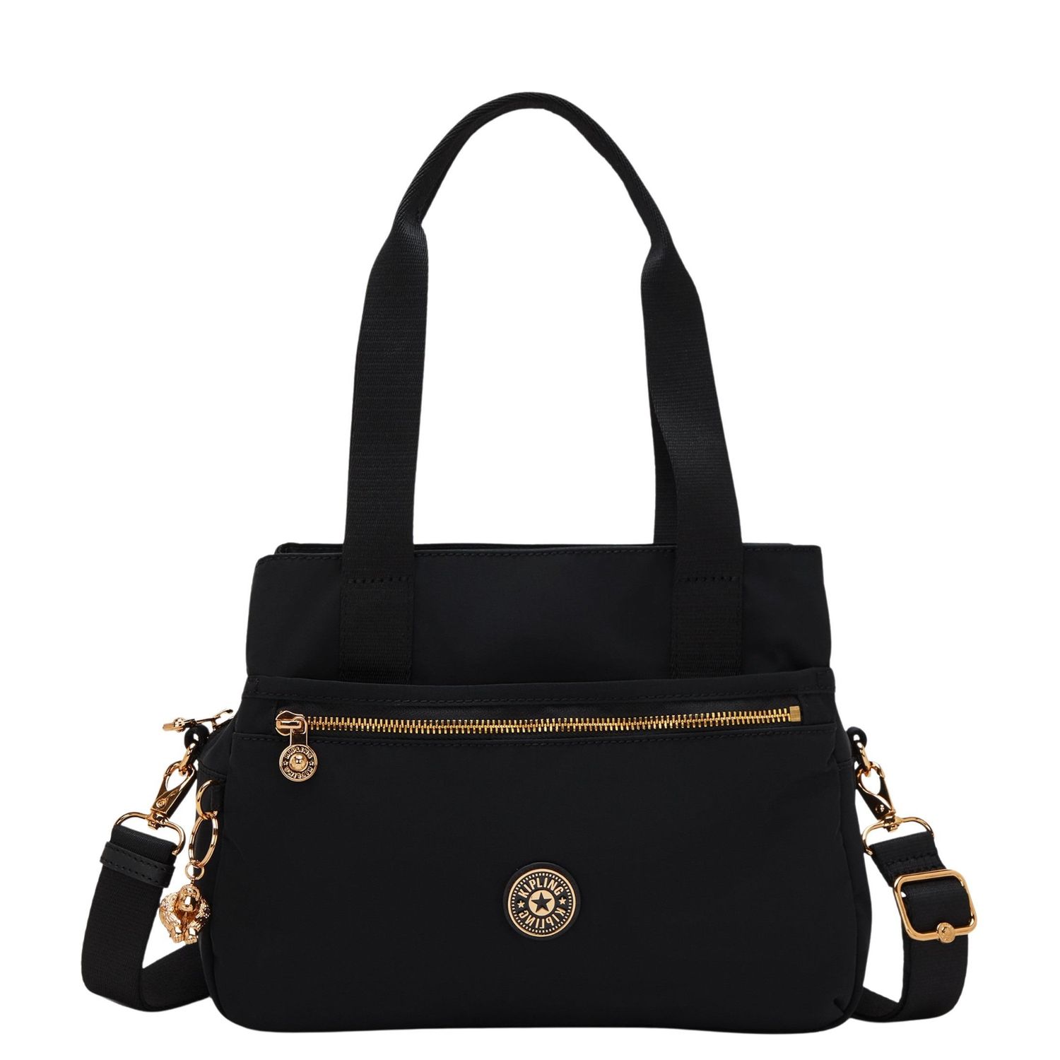 Kipling Elysiana Schoudertas blush gold black damestas
