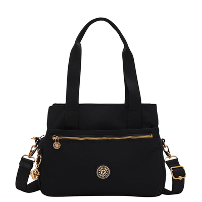 Kipling Elysiana Schoudertas blush gold black