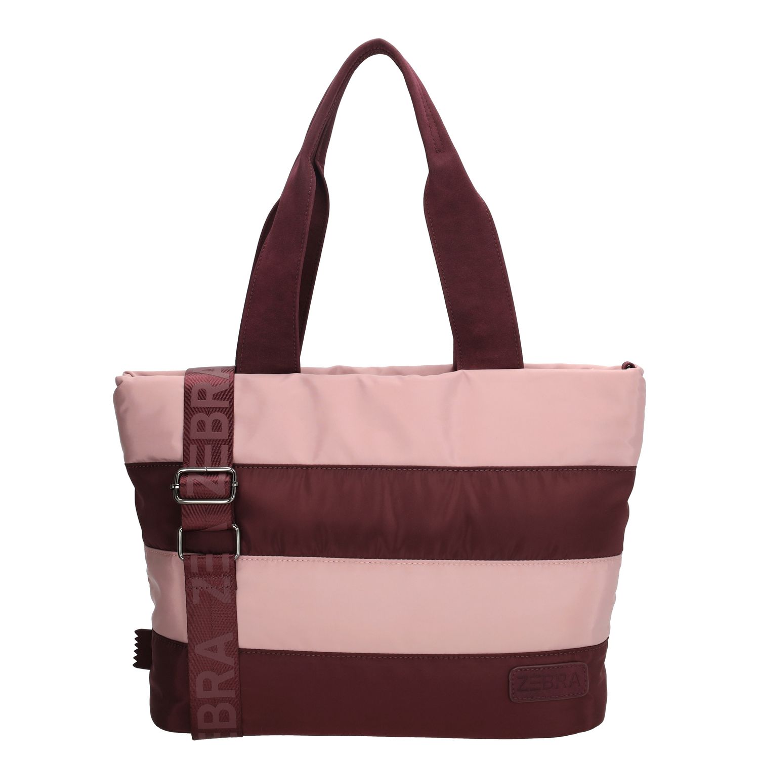 Zebra Trends shopper rood, roze en multicolor