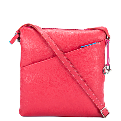Mywalit Milano Vertical Crossbody Schoudertas lipstick