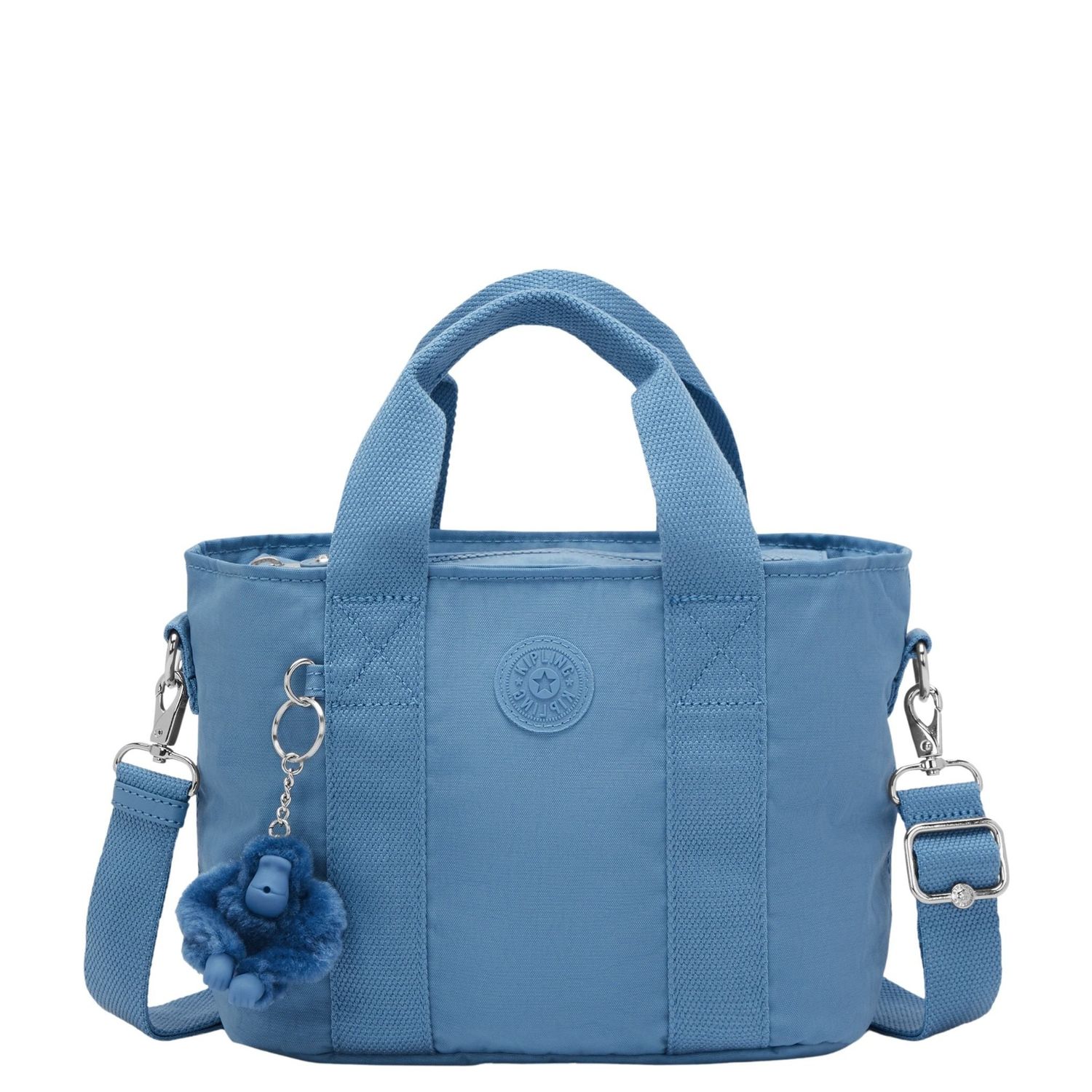 Kipling Minta Schoudertas vintage blue handtas dames
