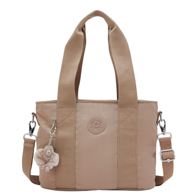 Kipling Minta M Up Umhängetasche tan beige