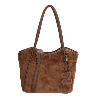Zebra Trends Jolie Laptopschoudertas - 15.6" laptopvak - bruin