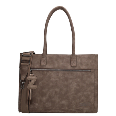 Zebra Trends Rosalyn Laptopschoudertas - 15.6" laptopvak - donkerbruin