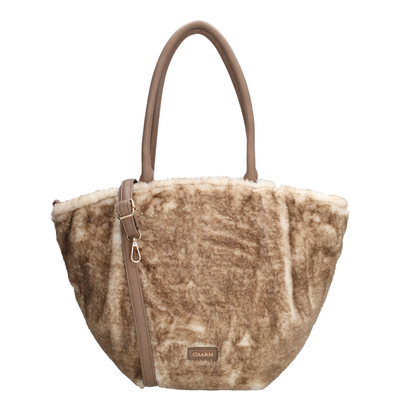 Charm London Dubai Deluxe Shopper - abnehmbarer Schultergurt - taupe