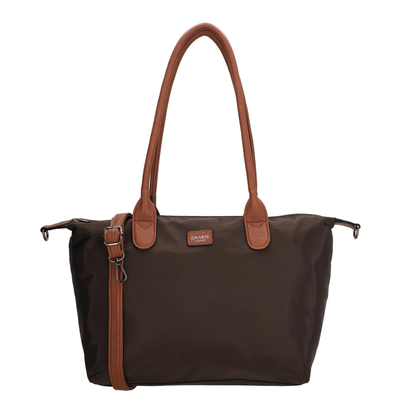 Charm London Buckingham Shopper - afneembare schouderriem - donkerbruin