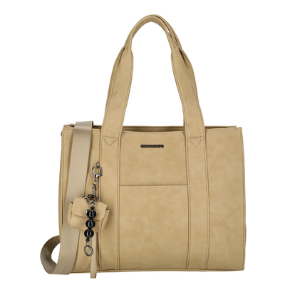 Enrico Benetti Taylor Laptopschoudertas - 15" laptopvak - taupe