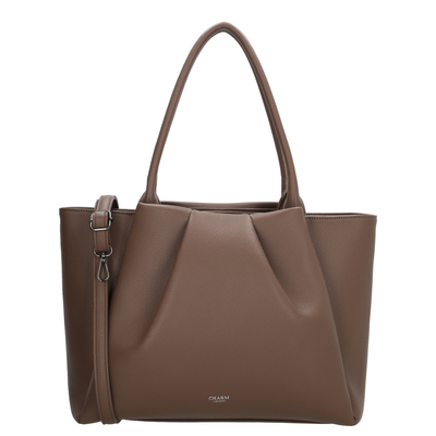 Charm London Lyon Laptoptas - 15.6" laptopvak - mokka