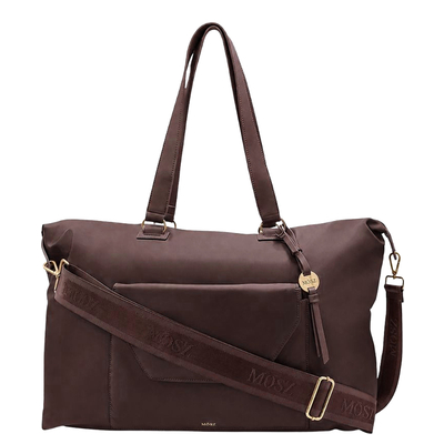 MOSZ Sandy Weekendtas 48 cm - 37 liter - afneembare schouderriem - 48x32x24 cm - dark brown
