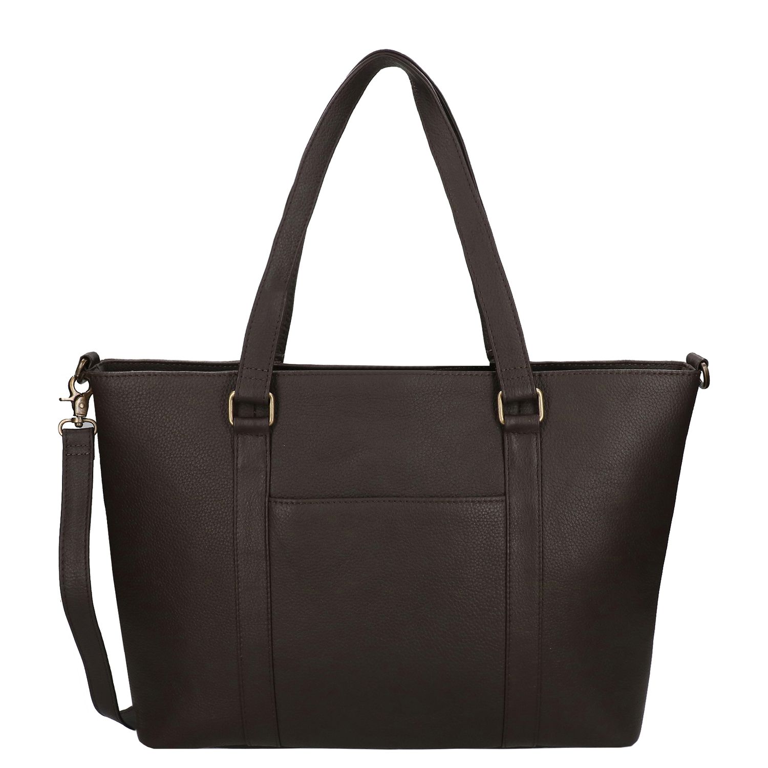 DIMAGINI Zyra Laptopschoudertas - 17" laptopvak - bruin handtas dames