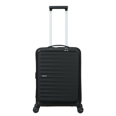 American Tourister FastForward Handbagage Spinner 55 cm - Uitbreidbaar 37/44 liter - 55x40x20/23 cm - flash black
