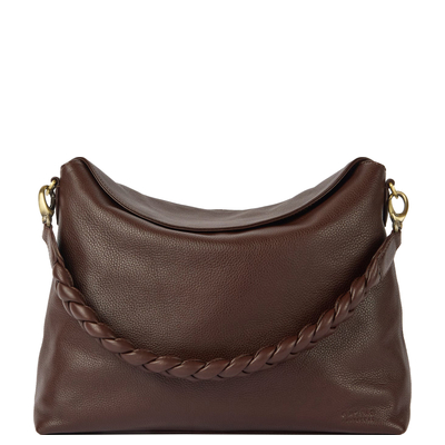 O My Bag Sienna Handtas - met afneembare schouderriem - chocolate