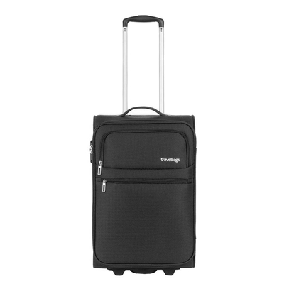 Travelbags The Base Soft Handbagage Trolley 55 cm - 55x35x20 cm - zwart