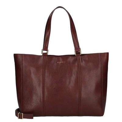 Burkely Fine Florence Shopper - 13.3" laptopvak - afneembare schouderriem - burgundy