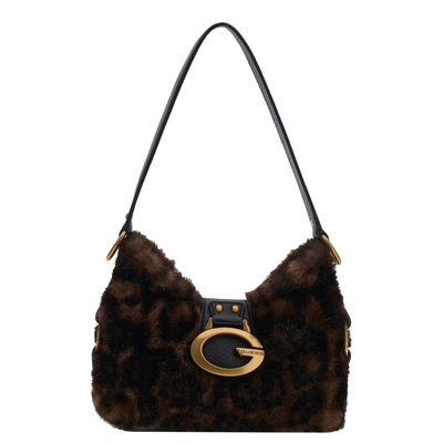 Guess Camden Mini Crossbody Umhängetasche leopard