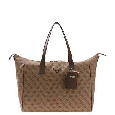 Guess Latona Reisetasche 50 cm - 35 Liter - abnehmbarer Schulterriemen - 50x33x21 cm - latte logo