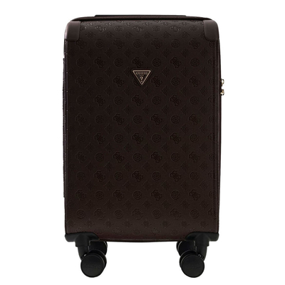 Guess Lenwood Handbagage Spinner 53 cm - 36 liter - 53x31.5x22 cm - brown logo