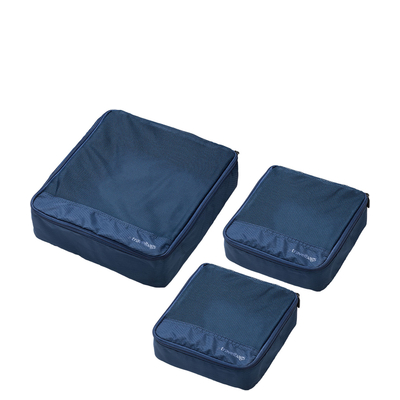 Travelbags Travel Accessories Packing Cube Set - 3-teilig - navy