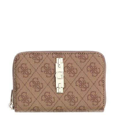 Guess Yvonne Logo Medium Portemonnee latte logo