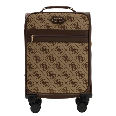 Guess Samantha Handgepäck Spinner 54 cm - 54x35x23 cm - latte logo/brown