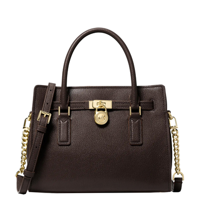 Michael Kors Hamilton Moderne Handtas - afneembare schouderriem - chocolate