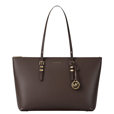 Michael Kors Quinn Schoudertas chocolate