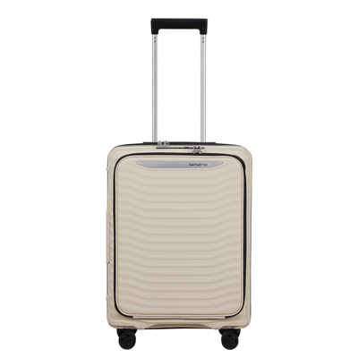 Samsonite Upscape Handgepäck Spinner 55 cm – Erweiterbar 42/48 Liter – 55x40x20/23 cm – sandstone