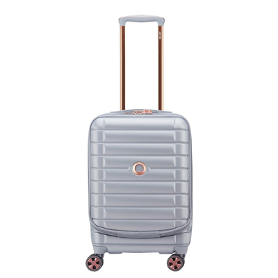 Delsey Shadow 5.0 Handbagage Business Trolley - 55 cm - Uitbreidbaar 36/41 liter - 55x35x25/28 cm - platinum