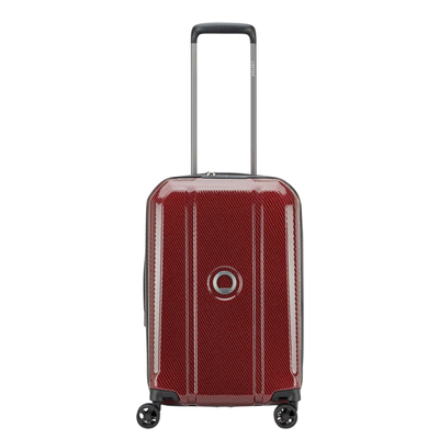 Delsey Helium Ultimate Handbagage Spinner 55 cm - Uitbreidbaar 31/39 liter - 55x35x20/25 cm - zilver