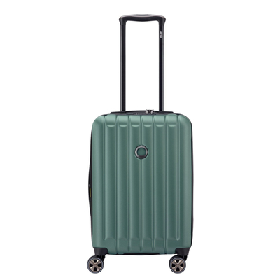 Delsey Longitude Handbagage Spinner 55 cm - Uitbreidbaar 29/37 liter - 55x35x20/25 cm - groen