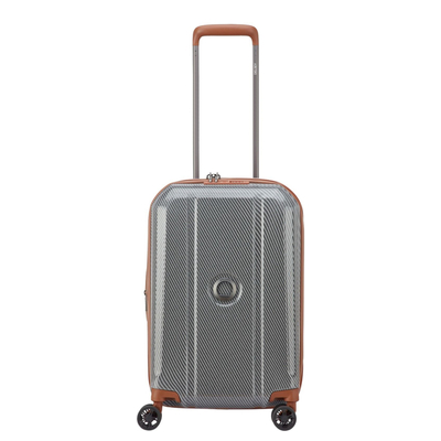 Delsey Helium Ultimate Handgepäck Spinner 55 cm - Erweiterbar 31/39 Liter - 55x35x20/25 cm - burgunderrot